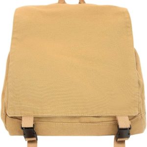 Medium & Big Canvas Backpack Solid Color Backpack for Men Women,Lightweight Daypack for Work,Travel, Casual