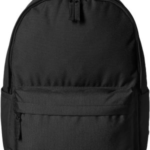 Backpack for School, Travel, Study with Padded Adjustable Shoulder Straps, Spacious Compartment, Water Bottle Pockets, Durable Classic Design, Black