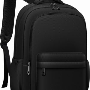 Aesthetic Cute Backpack for School Kids Bookbags Student Black Backpacks for Teen Girls Preppy Casual Middle School Bag