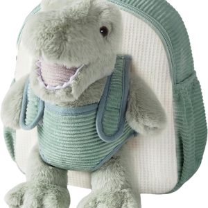 Dinosaur Toddler Backpack – Soft Plush Bag with Take-Along Toy for Boys Aged 2–4 | Ideal for Daycare, Travel & Birthday Gifts